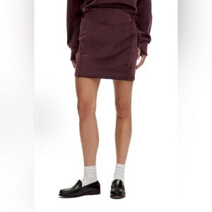 Lululemon Scuba High Rise Mini Skirt Velvet NWT Size M (GARN) LW8AL9S